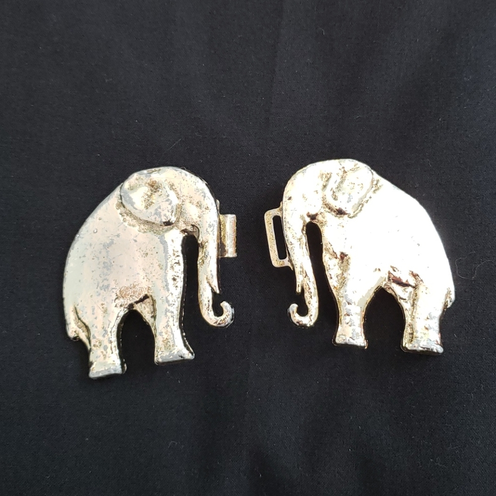 Vintage Metal Hook-clasp Belt Buckle - Picture 2 of 5